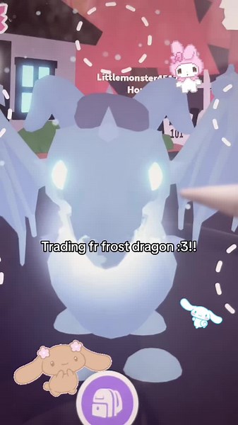 Trading Frost Dragon in Adopt Me