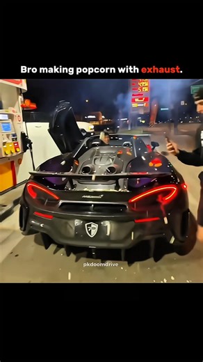 Bro Literally Making Popcorn With An Exhaust...