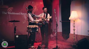 These cheeky chappies rounding off their set last Thursday. We love it! The Washboard Resonators | Claptrap the venue