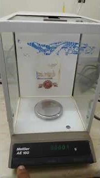 Calibration of Analytical Balance Mettler Ae 160 | How to Calibrate Mettler AE160 Analytical Balance