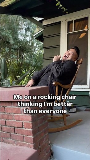 How to sit in a rocking chair properly
