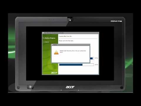 Acer Iconia Tab W500 - How to start the eRecovery process (English)