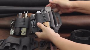 Topstache Leather Multitool Sheath,EDC Belt Organizer for Work and Daily Use,Leatherman Sheath,EDC Pocket Organizer for Flashlight and Multitool,Gifts for Men,Leather Sheath for Multitool