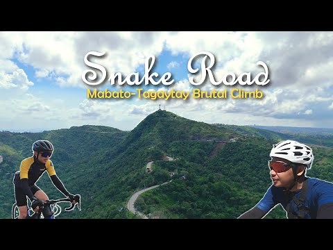 The SNAKE Road : Brgy Mabato, Calamba to Tagaytay Climb