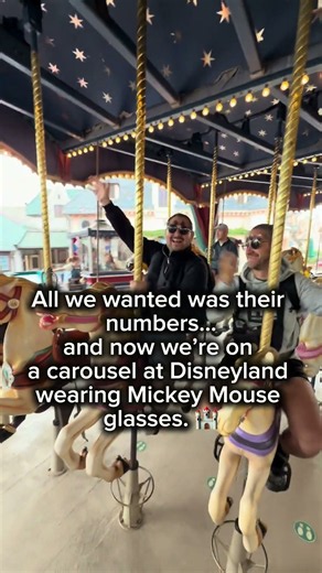 😂 We Got Their Numbers… Now We’re Riding Carousel Horses at Disneyland 🐭🏰