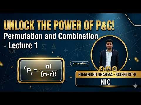 Permutation and Combination | Fundamental Principle of Counting | Factorial Notations | JEE Maths