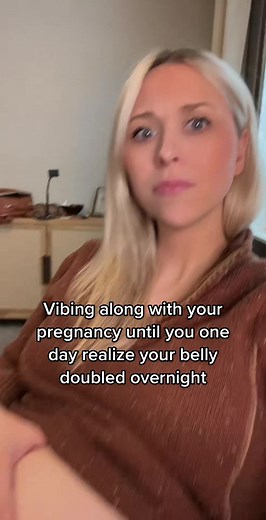 Pregnancy Belly Popping Overnight: What Does It Mean?