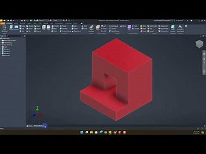 Window Block Creation and Drawing (Autodesk Inventor)