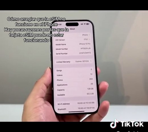 Cómo solucionar problemas de eSIM en el iPhone