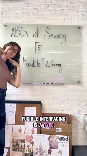 The ABC's of Sewing - Let’s talk Fusible Interfacing! ✂️