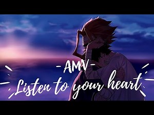 [AMV] - Listen to your Heart - Most emotional hugs compilation
