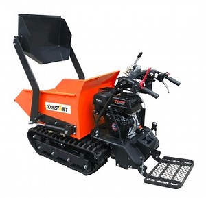 [Hot Item] 500kg Load Mini Track Dumper 9.0 HP Petrol Wheel Barrow Gasoline Power Mini Dumper