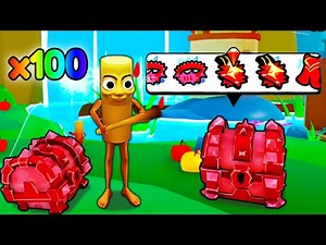 Opening *100* DEMON CRATES in Brainrot Evolution!