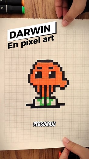 Tutorial de Pixel Art: Pinta a Darwin de Gumball