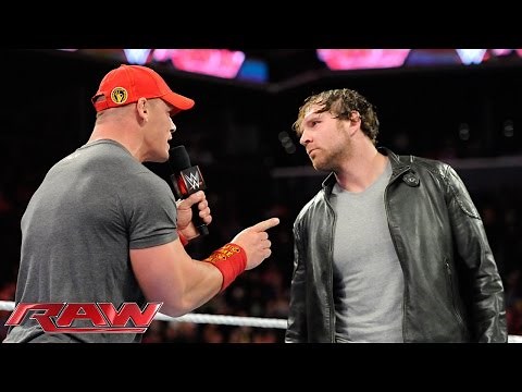Dean Ambrose and John Cena have a heated war of words: Raw, Oct. 6, 2014