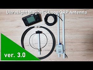 ver.3.0 UltraLight Magnetic Loop Antenna - folded construction