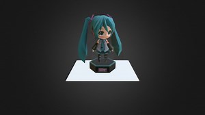 Hatsune Miku (Chibi) w/ Stand - Download Free 3D model by Senpai-3689 (@Senpai3689)