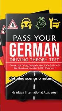 The key book to help you pass your German driving license theory test