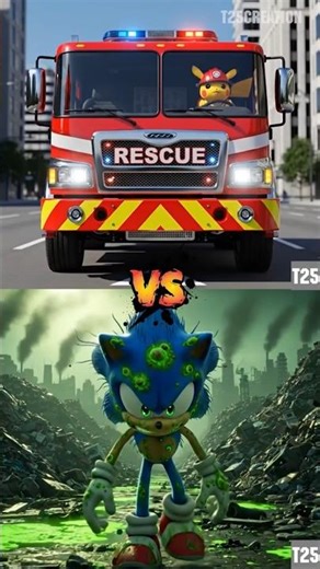 Rescue Team Pikachu & Ash Ketchum vs Emergency Accident of Sonic, Amy Rose, Tails, Rouge, Knuckles