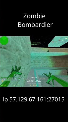 The BOMBARDIER Zombie is BLOWING Everything UP! 💣😱 | CS 1.6 Zombie Mode