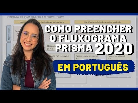 FLUXOGRAMA PRISMA 2020 EM PORTUGUÊS: Como preencher!