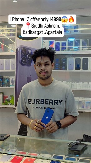Phone Bazar Tripura on Instagram: "Offer I Phone 13 128gb 14999 only 😱🔥 Buy || Sell || Exchange Available Here✅ We are authorised ✅seller of New / Second hand Mobile 📱 (Android / iphone) , Laptop / Macbook 💻 , Tab / ipad 📲 , Dslr Camera 📸 Emi Facility available on 2nd hand mobile phones 🔥 follow for more updates @phone_bazar_tripura_buy_sell Call /What's app- 6909469569 #PHONE_BAZAR_TRIPURA Contact on given number and address Follow us on official Instagram Page for more latest mobile rel