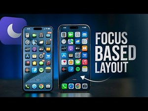How to Setup Focus Based iPhone Layout (tutorial)