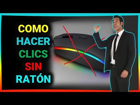 Hacer con el teclado el doble clic, clik derecho e izquierdo. (sin ratón)