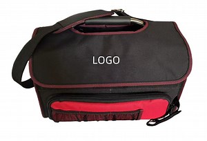 [Hot Item] 16-Inch PRO Tool Tote, Heavy Duty Wide Mouth Open Top Tool Bag with 1000d Waterproof Cover and Adjustable Shoulder Strap for Tool