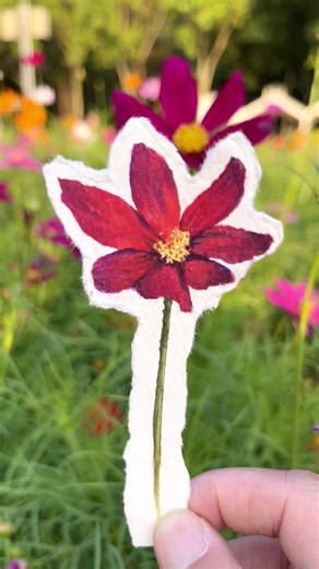 Tiny Flower Painting That Looks Magical ✨