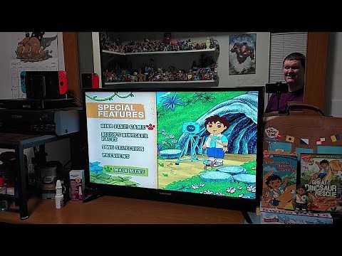 Menu Walkthrough Of Go, Diego, Go: The Great Dinosaur Rescue DVD From 2006 (Original Print Version)🦖