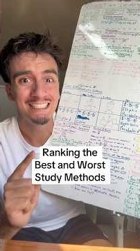 Ranking the BEST and WORST Study Methods