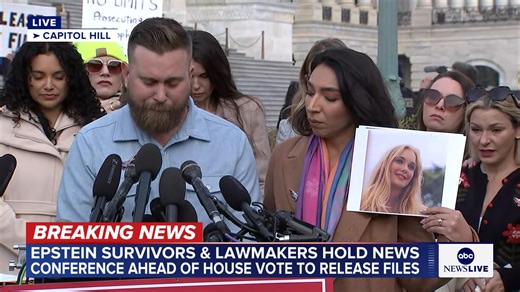 3.7K views · 128 reactions | Justice for Epstein victims "starts with acknowledgment," Sky Roberts, the brother of Virginia Giuffre, says to members of Congress. "My sister is not a political tool for you to use ... It's time for you to stop just talking about it and act. Vote yes." https://abcnews.link/Nevsldm | ABC News Politics | Facebook