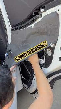Sound deadening my doors using only the best! ‪@dynamat_official‬ #Dynamat #LC250 #SoundDeadening