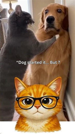 Funny Fails | cat fite & Bite 😂 #short