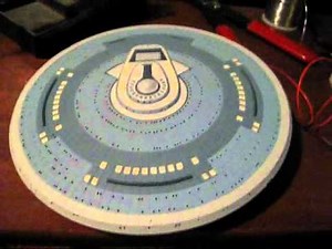 AMT 1/1400 Enterprise C scale model build Lights On by TrekWorks