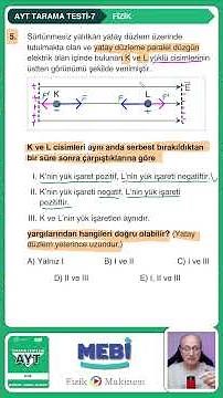 🚀 MEBİ FİZİK AYT Tarama Testleri 7.Test Soru-5 [2026] #shorts