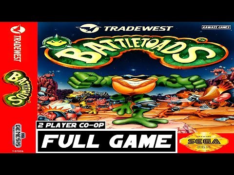 Battletoads 2 PLAYER CO-OP [SEGA GENESIS/MEGA DRIVE] Gameplay Walkthrough FULL GAME [4K60ᶠᵖˢ🔴]