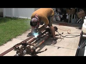 LSE - How to shorten and install a tandem trailer axle Part 1