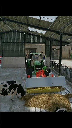 FS22 – Cleaning barn full of manure with sweeper🔥