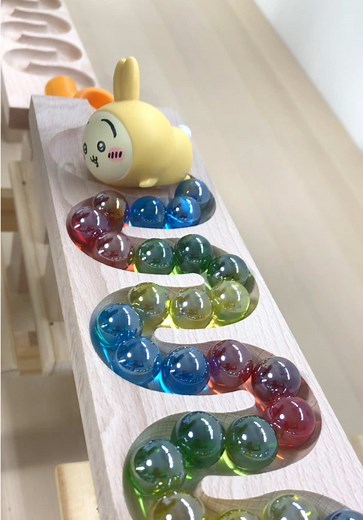 Marble Run ASMR ☆ HABA Wave Slope & Double Pop Tube,Skeleton Car#asmr #marble #marblerace #マーブルラン #asmrtiktoks