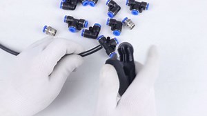 1/4" Air Line Tubing Kit,100 FT(30m)1/4 Inch DOT Air Line SAE j844 PA Nylon Air Hose Quick Connect Fittings with Cutter and Teflon Tape,1/4" Air Hose Kit for Pneumatic System Or Fluid Transfer(27 PCS)