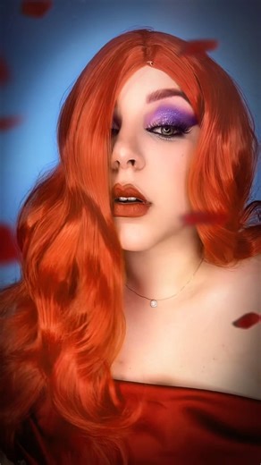 Hoy me convierto en Jessica Rabbit !!!! #Cosplay #Makeup #jessicarabbitcosplay #makeupartist