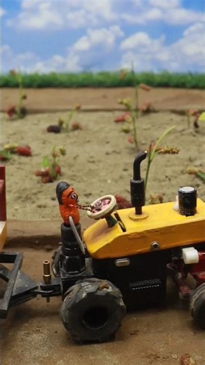 DIY Mini Tractor for Fruit Farming | Mini Farm Project #shorts