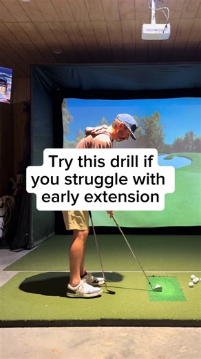 try this golf drill for better ball striking #golf #golftips #tiktokgolf #foryourpage #practice