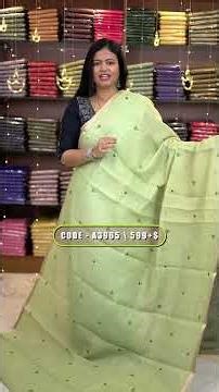 Premium Linen Cotton sarees | Booking: 9653484447 | www.dsrsarees.com