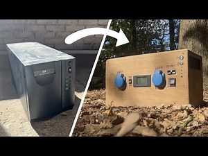 I Turned an Old UPS into a Portable Lithium Power Station! | Full Build