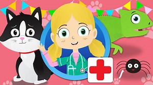 1.7K views · 35 reactions | WATCH: Dr Poppy's Pet Rescue, a fun place for poorly pets to be treated and where children can learn all about animals. In this episode there's loads of animals for kids including Sarah The Cute Cat, Colin The Chameleon and Jake the Spider who need to be seen by Dr Poppy. | Toddler Fun Learning | Facebook