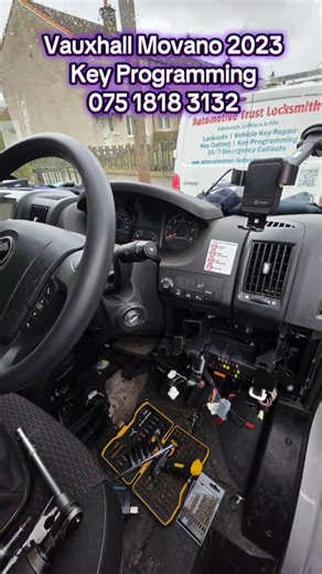 Vauxhall Movano 2023 key programming. 075 1818 3132