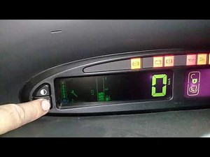 How to remove/reset the Citroen Xsara Picasso service key (Resetting the service key to 0 on the ...